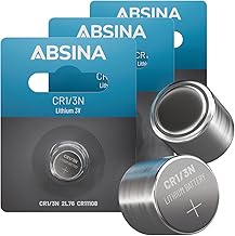 ABSINA 3x CR1/3N batteria 3 Volt - batteria CR11108 a lunga durata e a prova di perdite - batterie 3V CR 1/3N 160mAh - pile litio, pile al litio