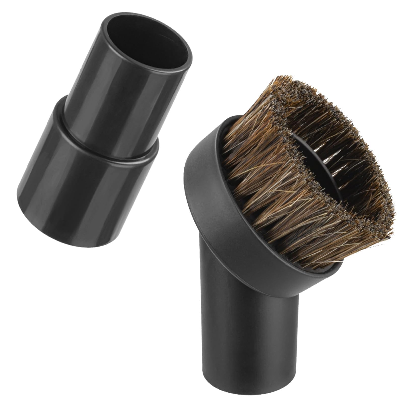 Accesorio de cepillo de vacío cepillo redondo para polvo compatible con tubos estándar de hogar