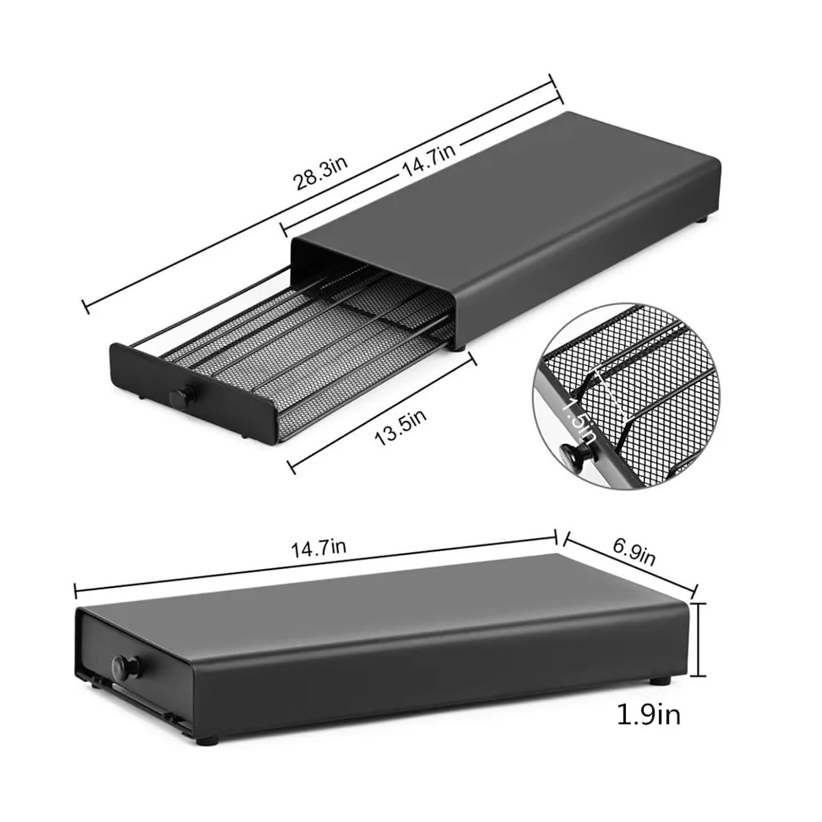 Uchwyt na kubki do kawy pasuje do 40 kapsułek Der nizer Slish Sto półka na kostki do kawy akcesoria do domu i kuchni oszczędność miejsca design