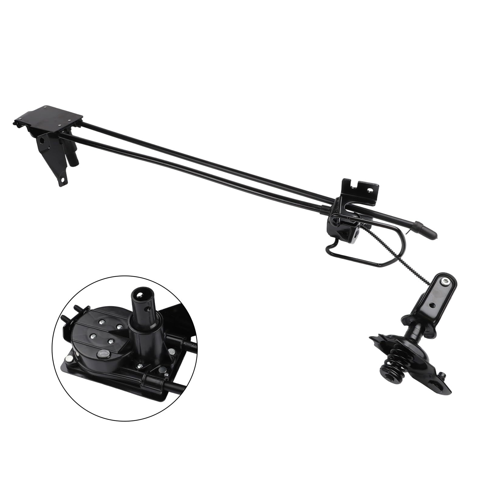 SPORTARC Support de roue de secours, kit de montage de pneu, métal ABS, résistant à l'usure, noir, paquet, pièce auto longue queue, pour Fiat Ducato Boxer Relay Jumper 2006+
