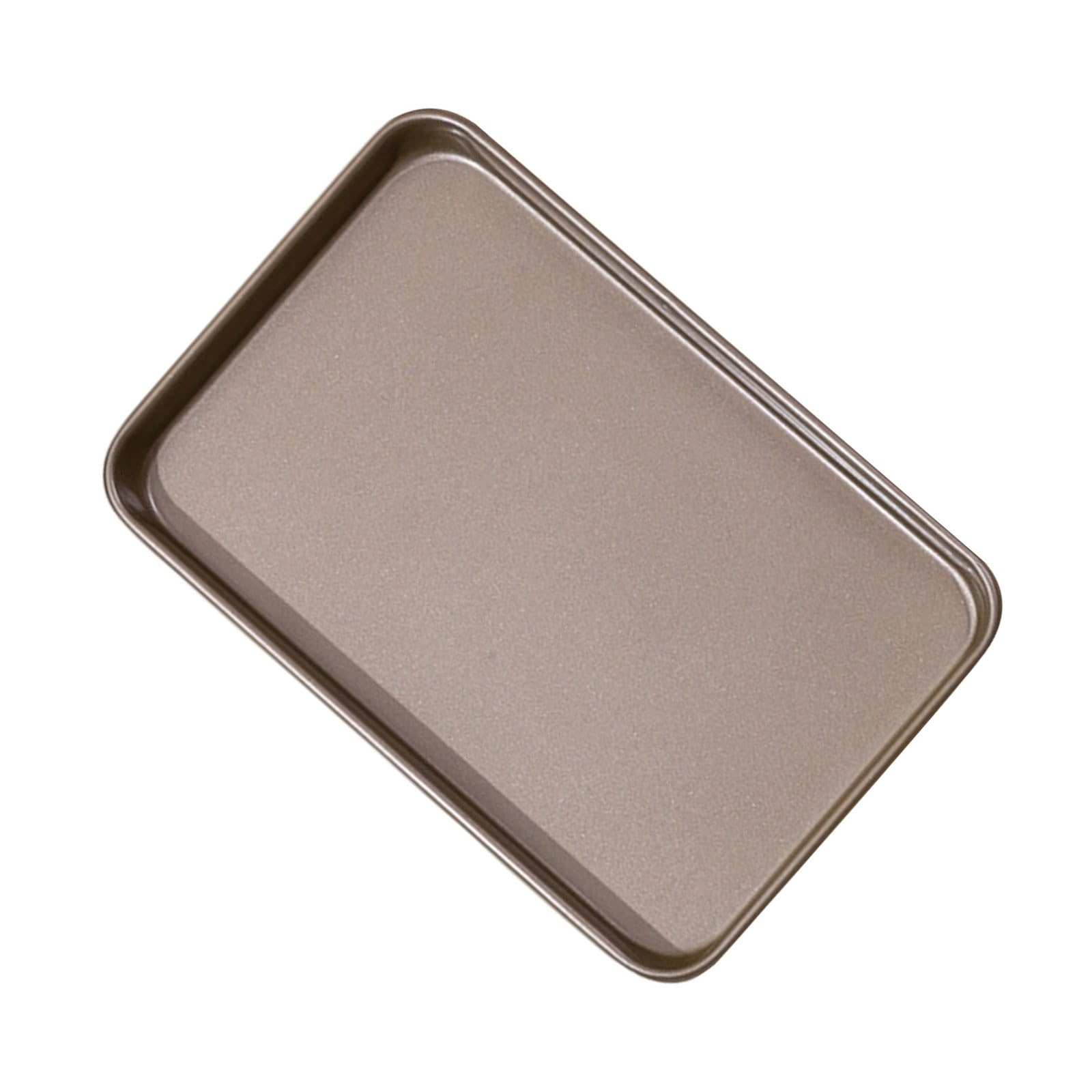 MALSSE Carbon Steel Cooking Tray Nonstick Layer Golden Baking Pan Cookie Sheet for Even Heat Distribution and Easy Cleaning Carbon Steel Oven Tray