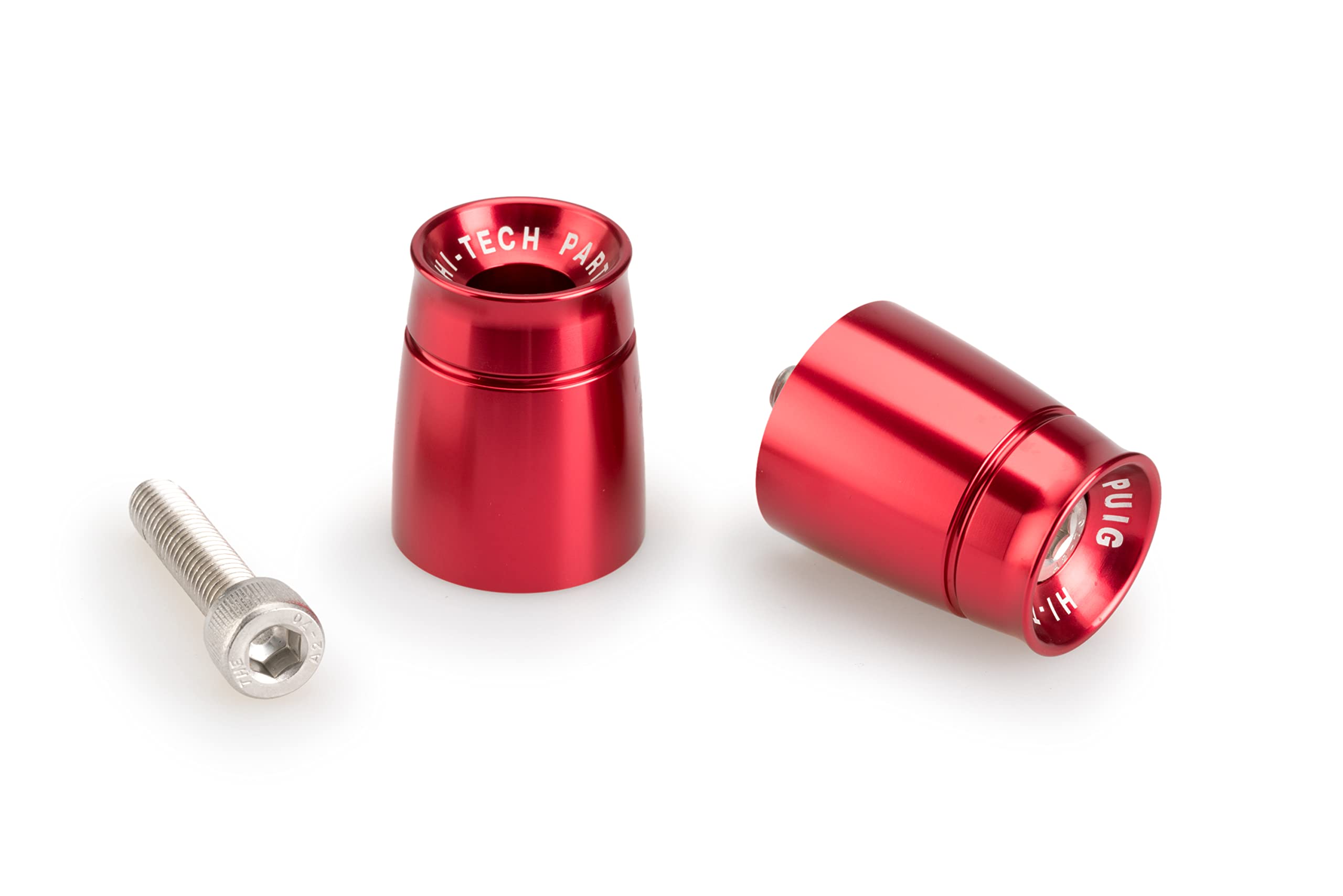 Puig Red Sport Bar Ends Kawasaki ZX-6R 636 2013-2017