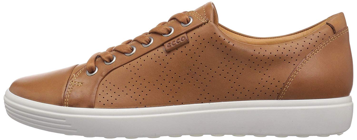 ECCO Women's Soft 7 Perforated Tie Sneaker