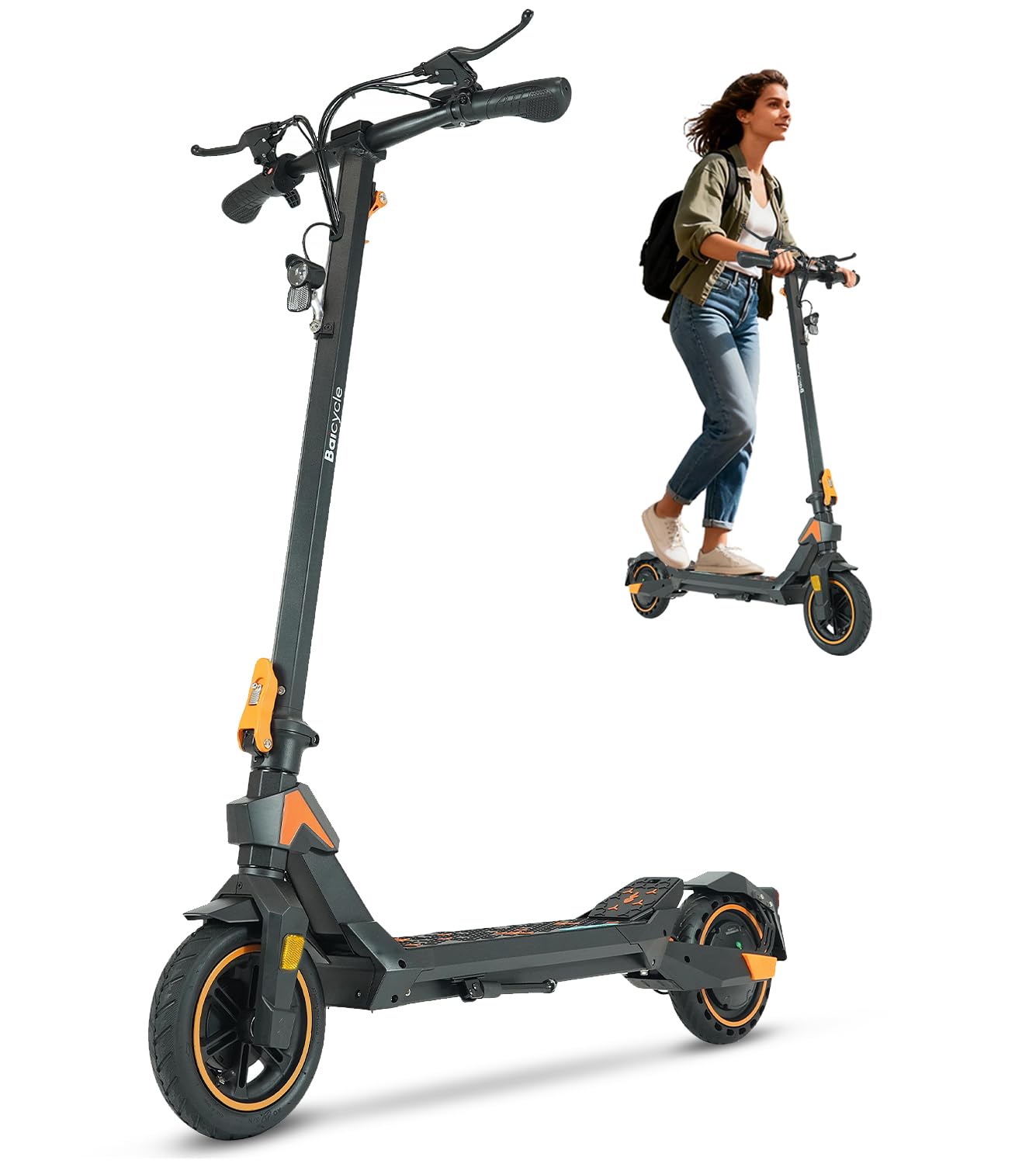 G1 Foldable Electric Scooter for Adults with 500W Motor Up to 21MPH Speed 23-Mile Long Range 36V 12