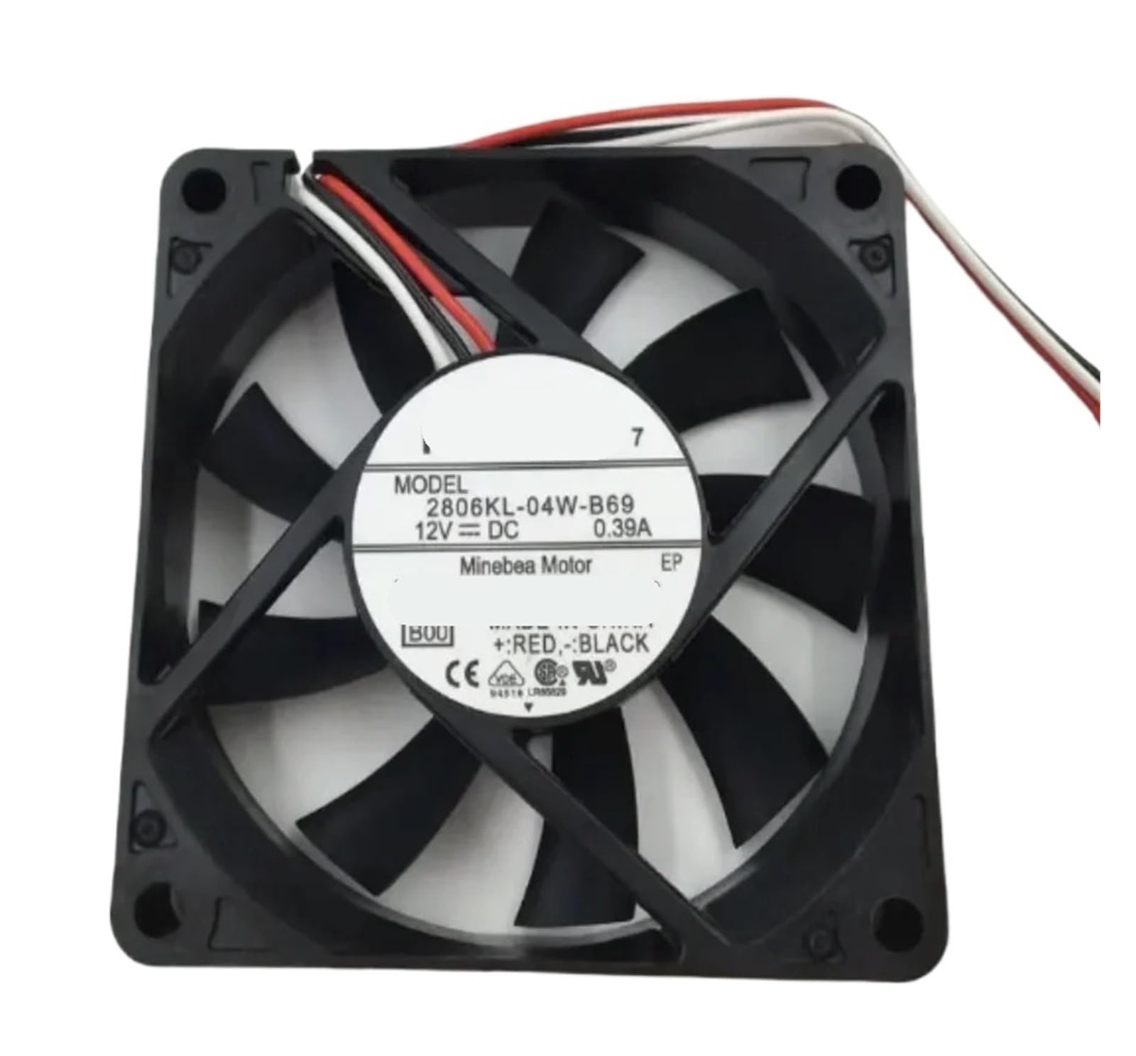 Ventilador de refrigeración 12V CC para servidor de 70x70x15 mm modelo 2806KL-04W-B69
