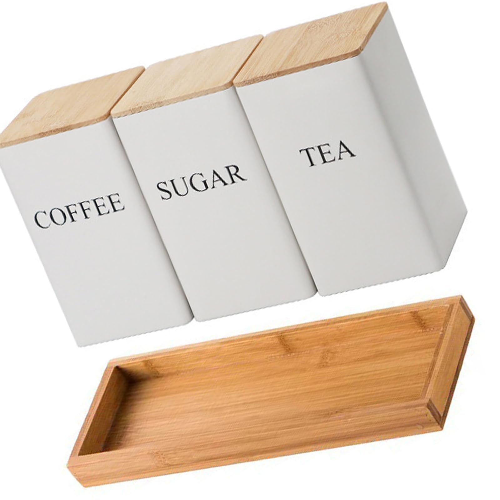 Behälter für Kaffee, Tee, Zucker, mit großem Fassungsvermögen, Lebensmittelkonservierungsbehälter, Heimdekoration, Zubehör