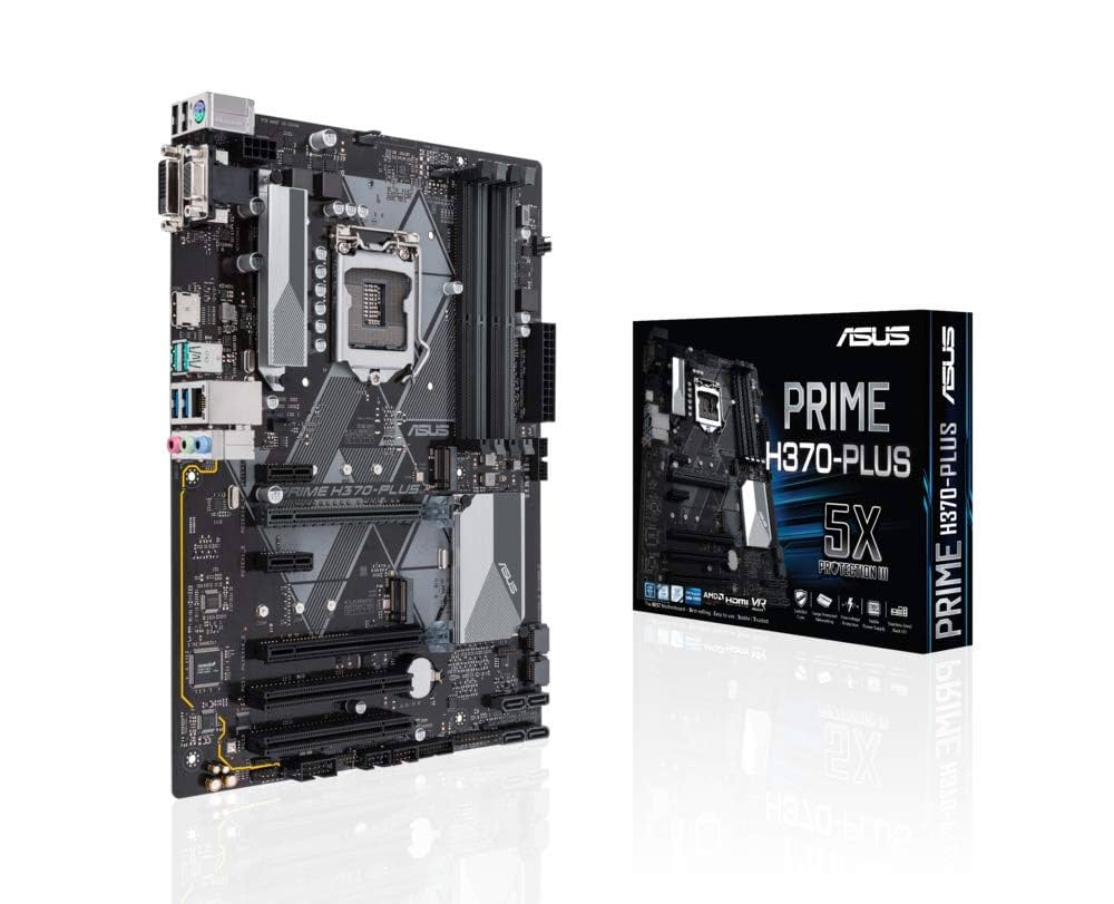 ASUS　PRIME H370M-PLUS　LGA1151 ASUS PRIME H370M-PLUS Motherboard Intel H370 LGA 1151 M-ATX
