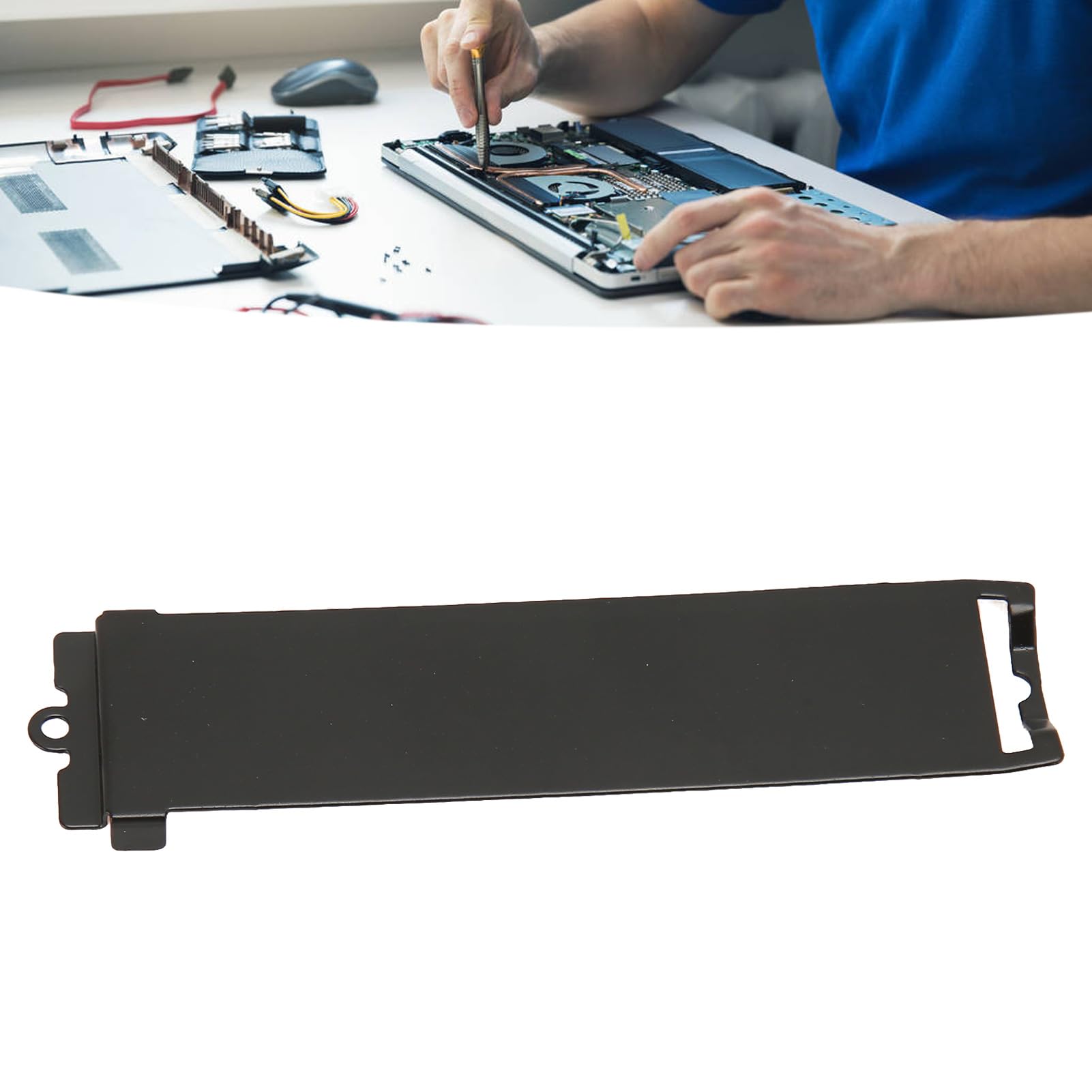 Osłona Radiatora M.2 SSD, Nvme M.2 NGFF 2280 SSD Dysk Twardy Osłona Rozpraszająca Ciepło Podkładka Termiczna do Laptopów M16 R1 K3RRF 0K3RRF 2280