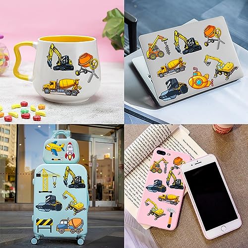 Generic 10 Construction Temporary Tattoos Birthday Party Supplies Decorations 96Pcs Tattoos Stickers Vehical Excavator Bulldozer Cute Party Favors Kids Girls Boys Gifts Classroom School Prizes Themed thumb #5