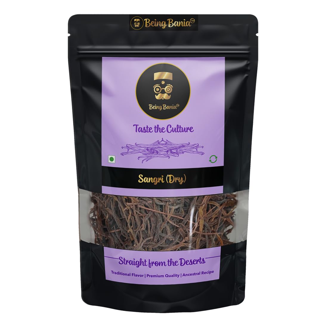 Being Bania Authentic Rajasthani Sangri 150gms | Dry Vegetable | Ready to Cook | Premium and Hand Picked | Free Recipe | Ker Sangar sabji | Sangari