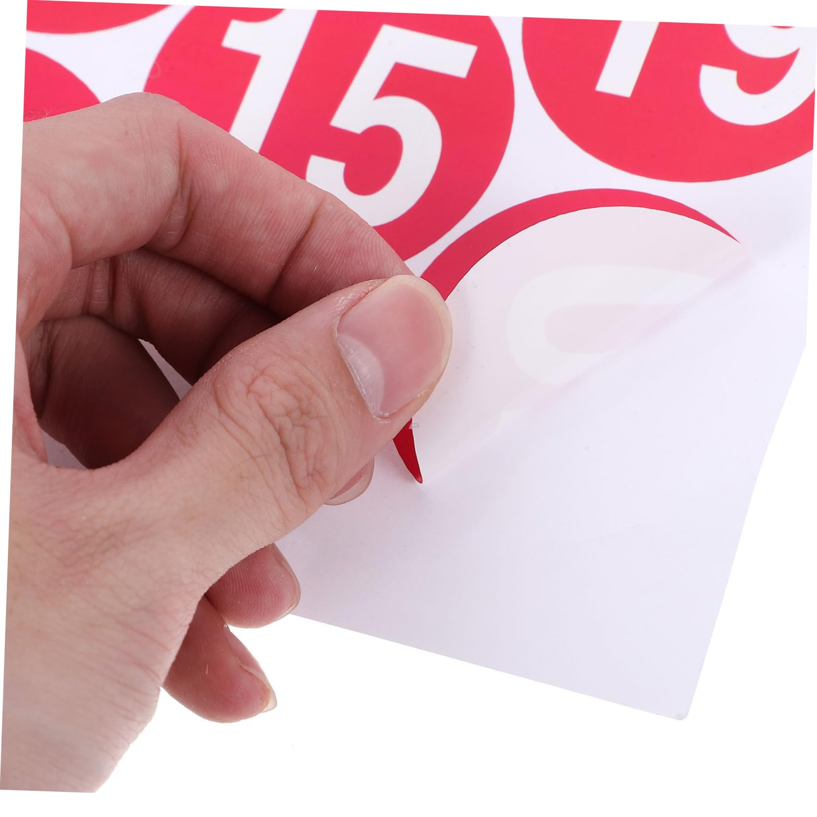 4 Set Etichette Adesive Numerate Rotonde Impermeabili Etichette Autoadesive per Classificazione Casa Scuola e Ufficio Adesivi Resistenti all per e Contenitori
