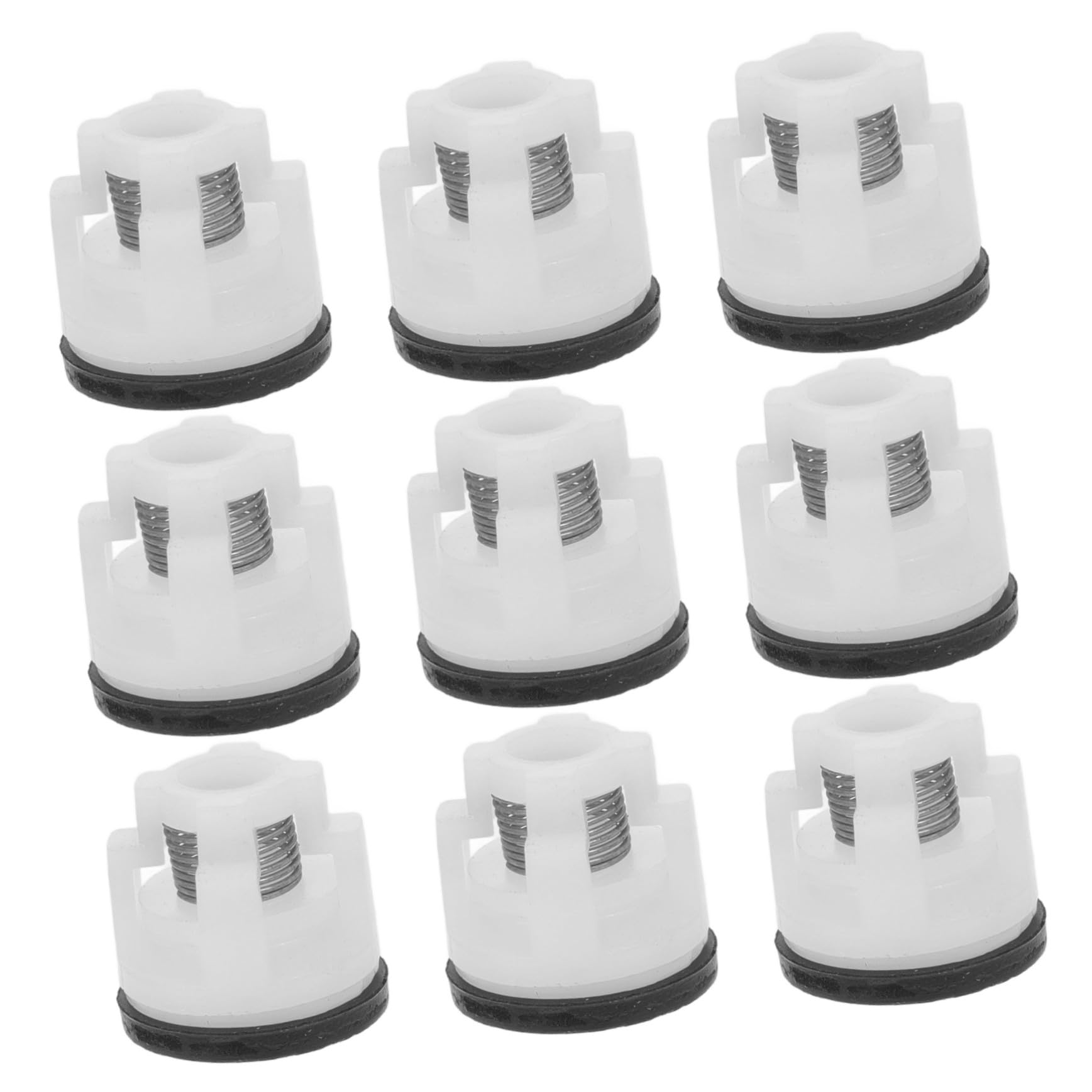 Abaodam Kit de 10 Válvulas Unidireccionales para Lavado y Resistente Accesorio de Plástico PP Blanco para Hidrolavadora de Alta Presión