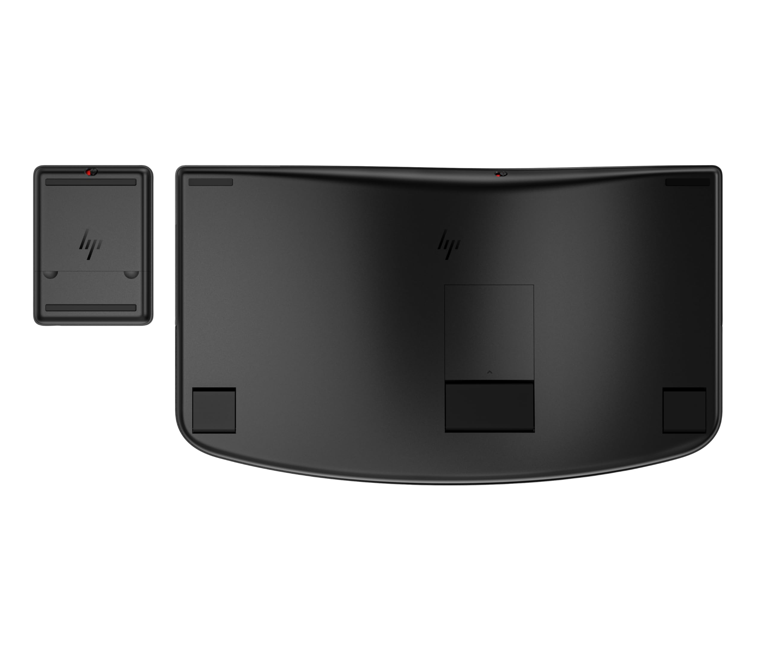 HP 960 Ergonomische Wireless-Tastatur mit separatem Ziffernblock, QWERTZ Deutsches Layout, Bluetooth & 2,4 GHz, 20 programmierbare Tasten, kompatibel mit Windows/macOS/ChromeOS, Schwarz