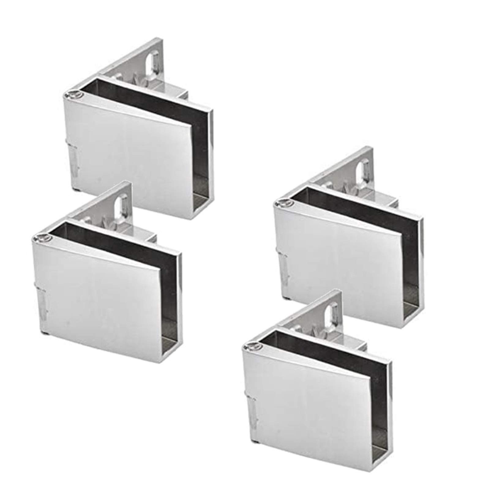 4pcs High Quality Rust Proof Fitted Glass Door Hinges, Glass Cabinet Door Hinges, Glass Wine Cabinet Hinges, Glass Display Hinges
