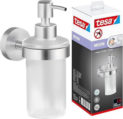 tesa Moon Seifenspender-Set - 200 ml - 70 mm x 109 mm x 156 mm