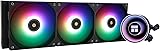 Thermalright Frozen Notte 360 BLACK ARGB V2- Raffreddamento ad acqua, 360 specifiche del radiatore CPU nero, 3 ventole PWM da 120 mm, adatto per AM5/AM4/Intel LGA 1700/1851/1150/1151/1200/2011 - 1