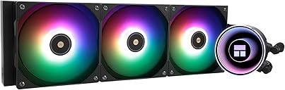 Thermalright Frozen Notte 360 Black ARGB V2 Water Cooling CPU Cooler, 360 Black CPU Cooler Specifications, 3×120mm PWM Fans, S-FDB Bearings, Suitable for AMD/AM4, Intel LGA 1700/1150/1151/1200/2011