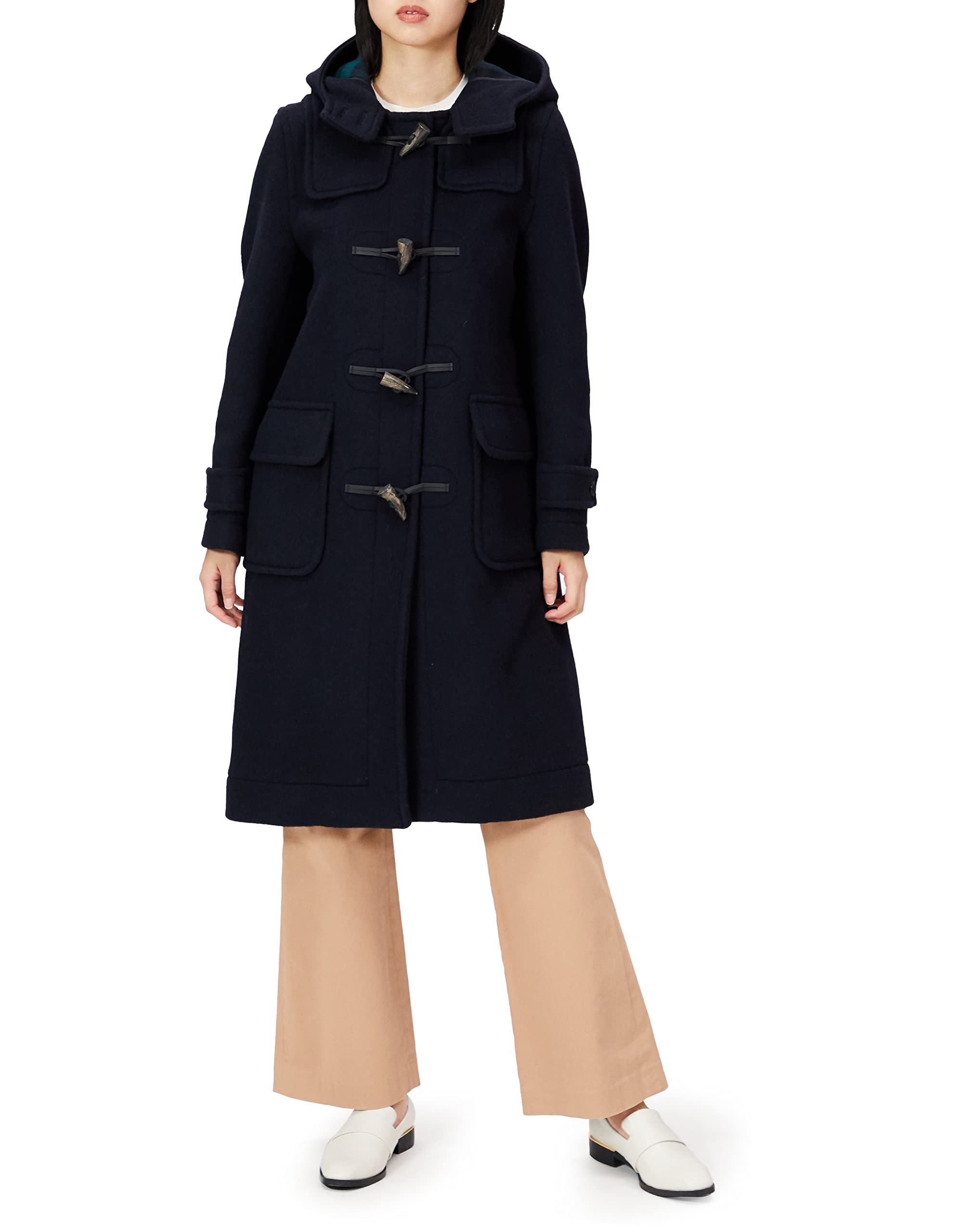 【美品】ロンドントラディション　ダッフルコート M ネイビー LONDON TRADITION（ロンドントラディション）ダッフルコート