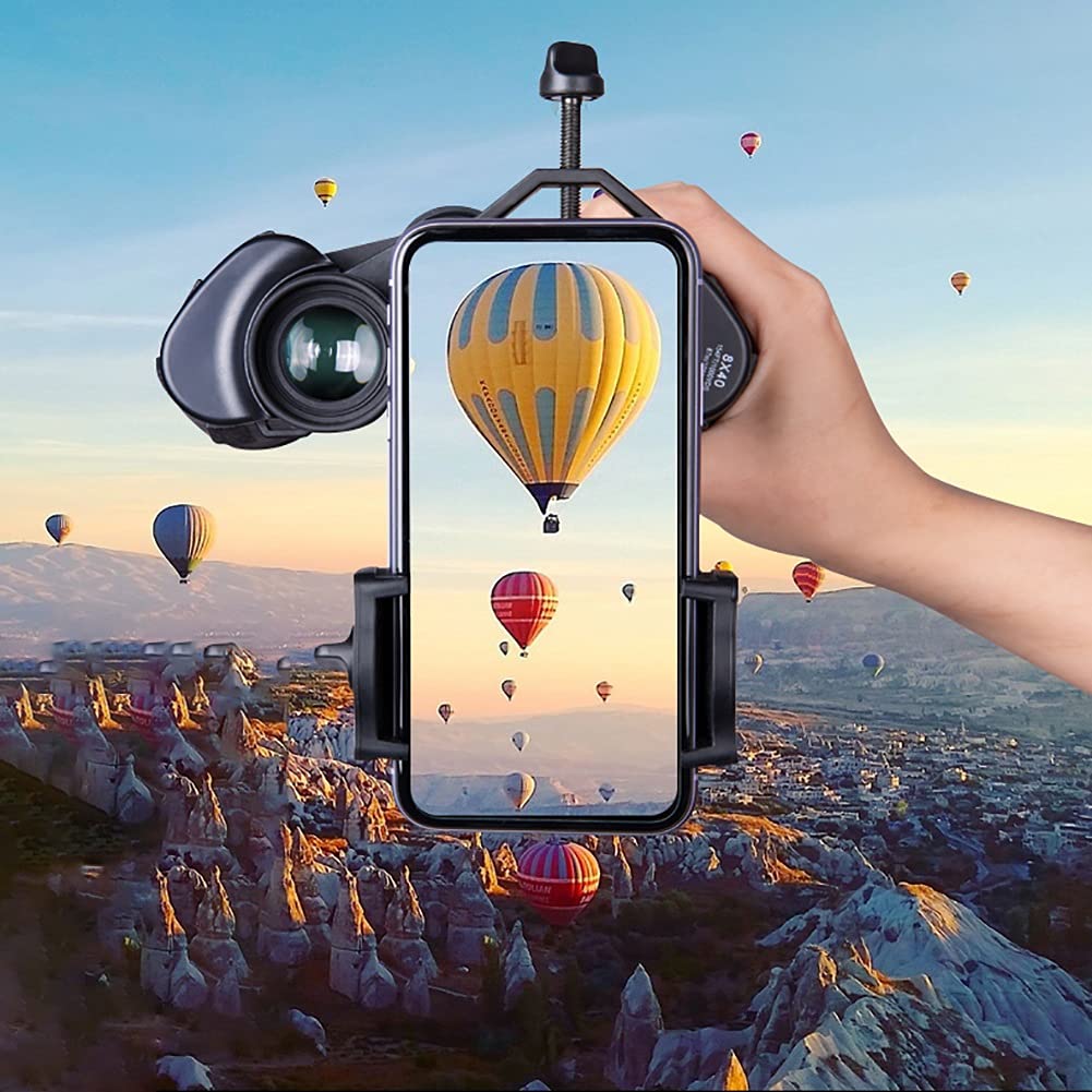 Binocolo 20x50 per Birdwatching per Adulti e Bambini con Adattatore telefonico Universale Visione a Luce Debole per Birdwatching Caccia Telescopio da Viaggio