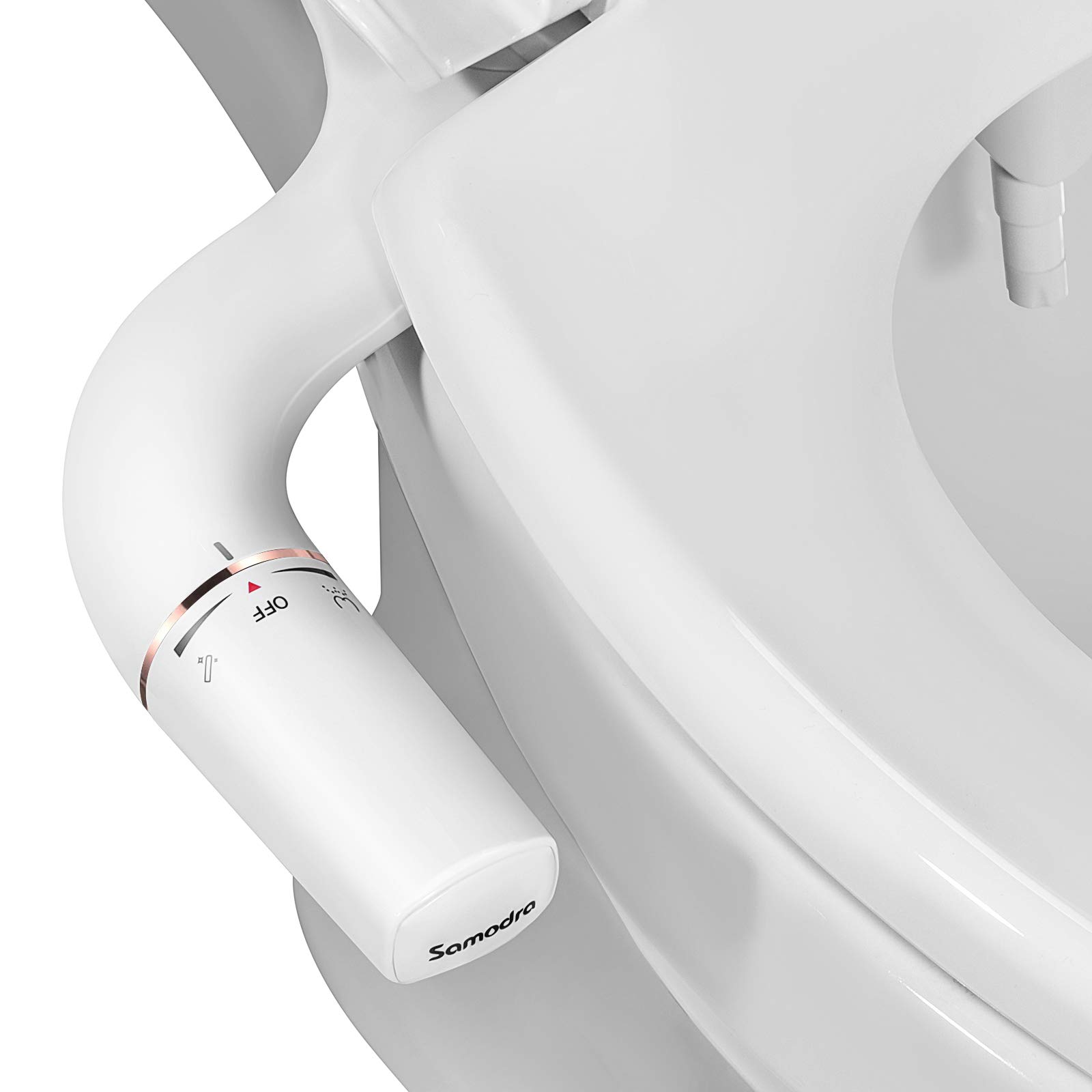 SAMODRA UltraSlim Bidet Attachment for Toilet Self Cleaning Nozzle
