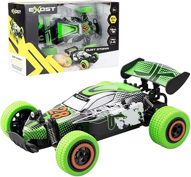 Exost Dust Storm, Buggy RC Race Car, Off-Road Tyres with Precise Control, 2.4Ghz Control, Children 5+