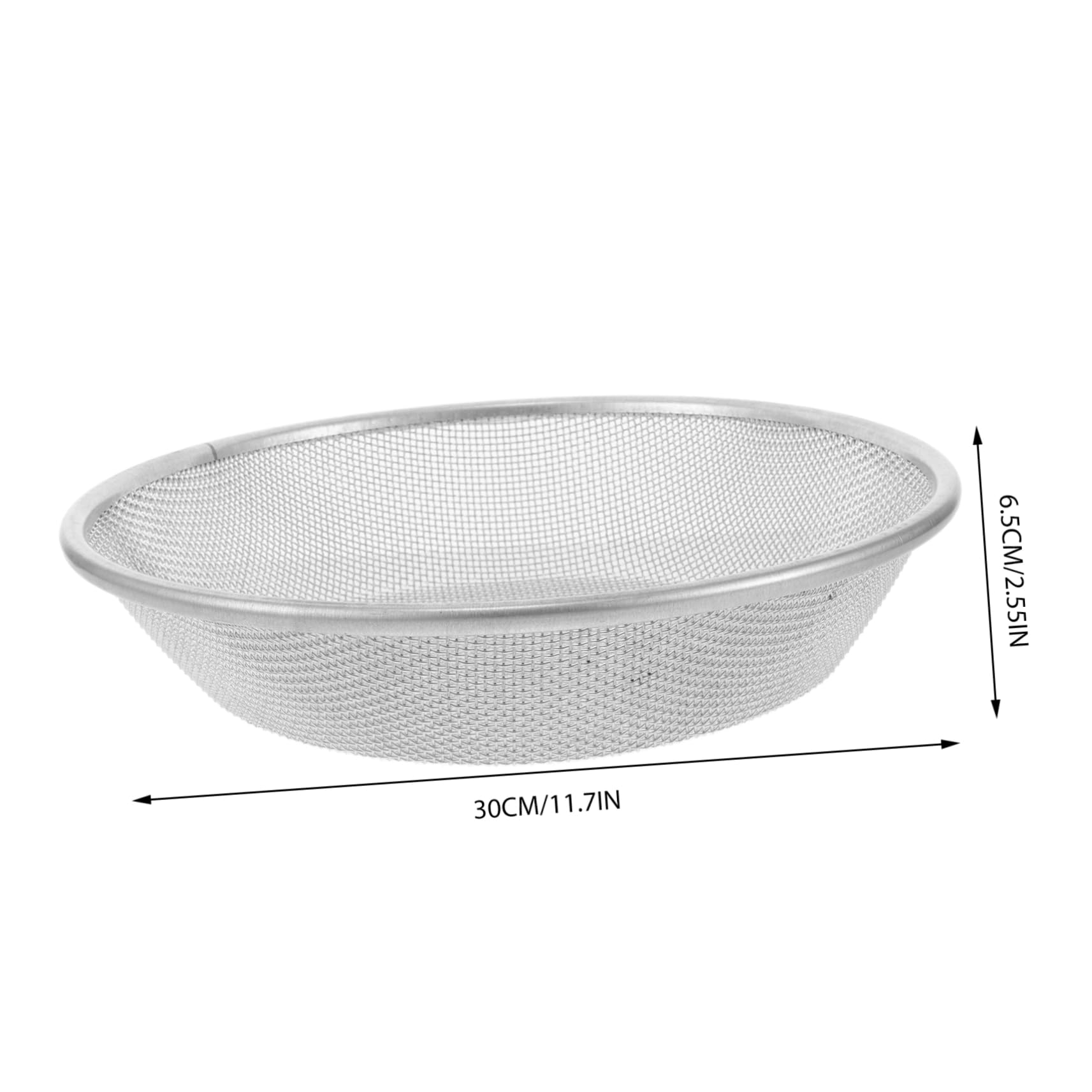 Setaccio Sabbia e Terriccio 30cm in Acciaio Inox per Secchio 5 Galloni