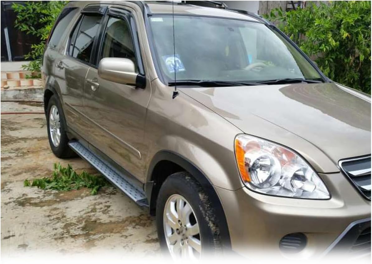 Rainproof Side Window Wind Deflectors for 2002-2006 Honda CR-V CRV, Tape-on Sun Rain Guard Sets,Nice Looking Window Visors for Cars,Vent Deflector for 02-06 Honda CR-V CRV 94459