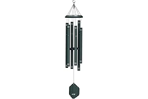 Arabesque by Wind River - 44 Inch Emerald Wind Chimes for Outside Patio Garden Decor