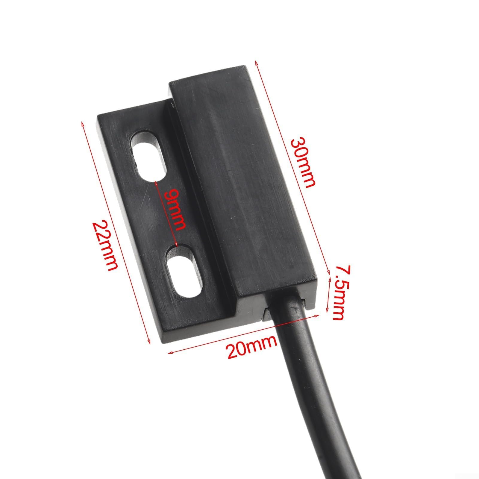 5 Meter magnetischer Türsensor mit NdFeB-Magnet für Garagentorsteuerungen, Rollladenüberwachung und Eisentor-Alarmschaltungen