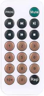 Replacement Remote fit for Retekess TR621 CD Cassette Player