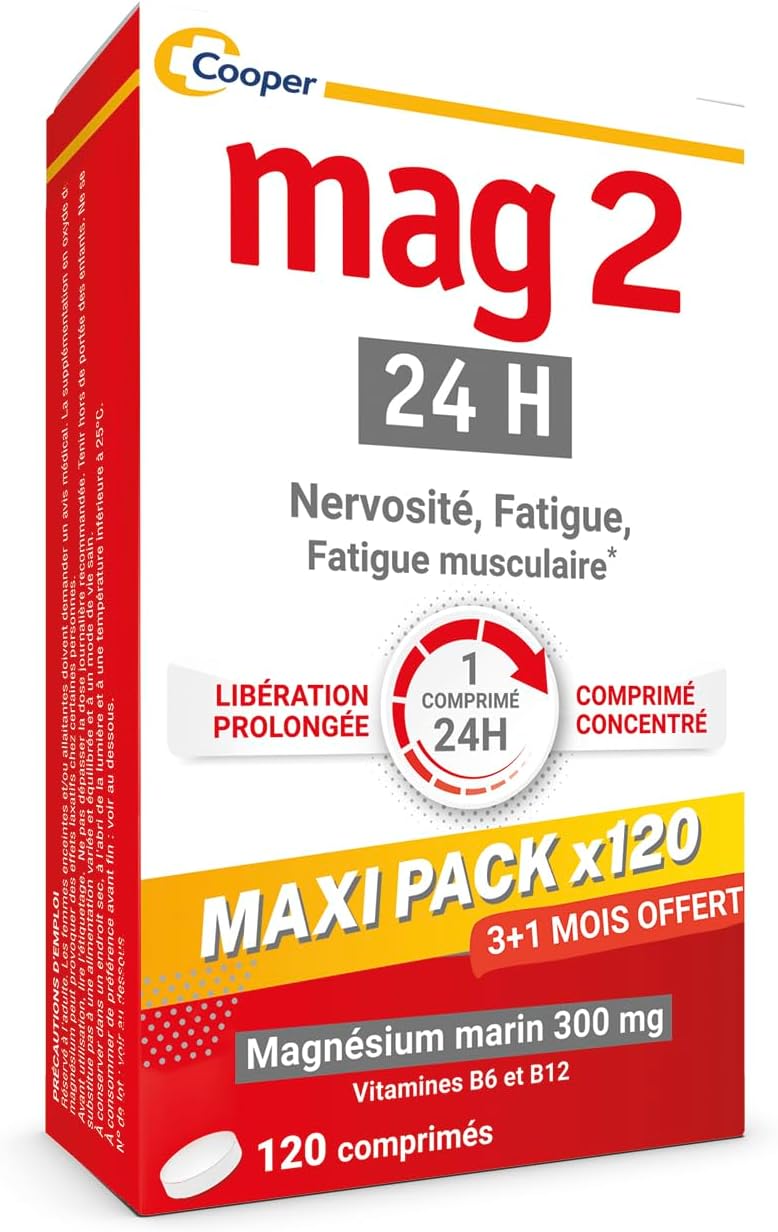 Mag 2 24H Reinforced Formula 120 Tablets