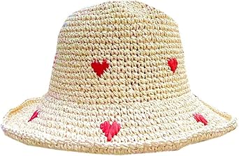 Womens Sun Hat Wide Brim Straw Hat Beach Hat Foldable Packable Summer Cap for Travel