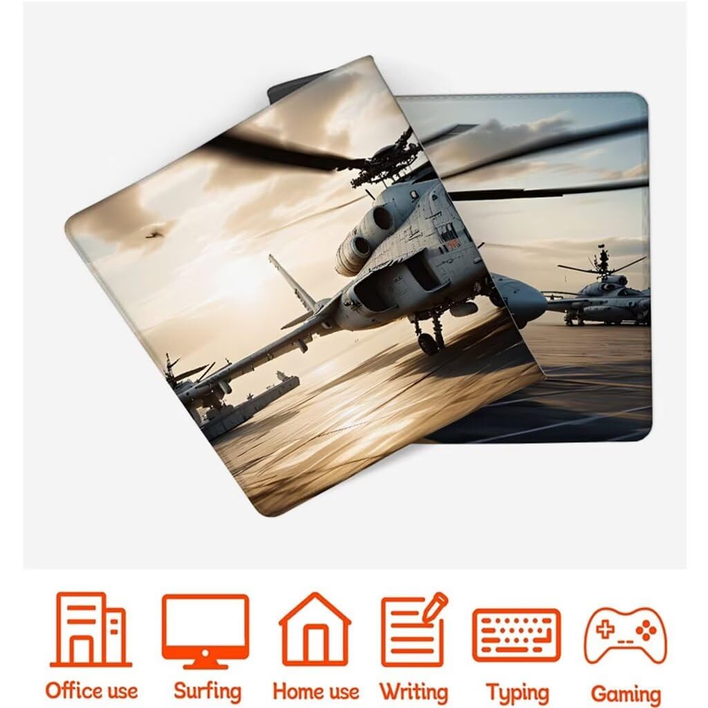 Tappetino Mouse Bianco Tappetino Scrivania,Aereo Tappetino Mouse Gaming,Impermeabile Mousepad XXL 1200x600x3mm,Antiscivolo Tappetino Gaming,Migliora Precisione e Velocità,Accessori Scrivania Hs-898
