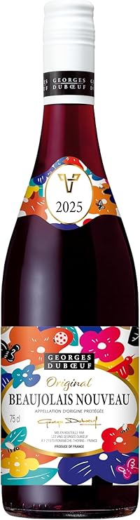 【軽やか&フルーティーを極めたザ・ボジョレー ヌーヴォー】ジョルジュ デュブッフ ボジョレー ヌーヴォー 2025 [赤ワイン ライトボディ フランス 750ml]
