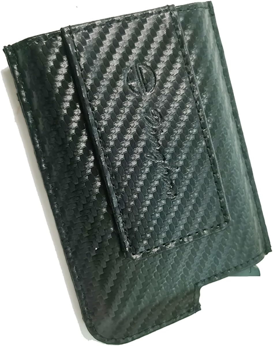 Dinghao RFID Blocking Slim Money Clip Aluminum Wallet Minimalist Automatic Pop-up Card Case (carbon fiberblack) - Image 7