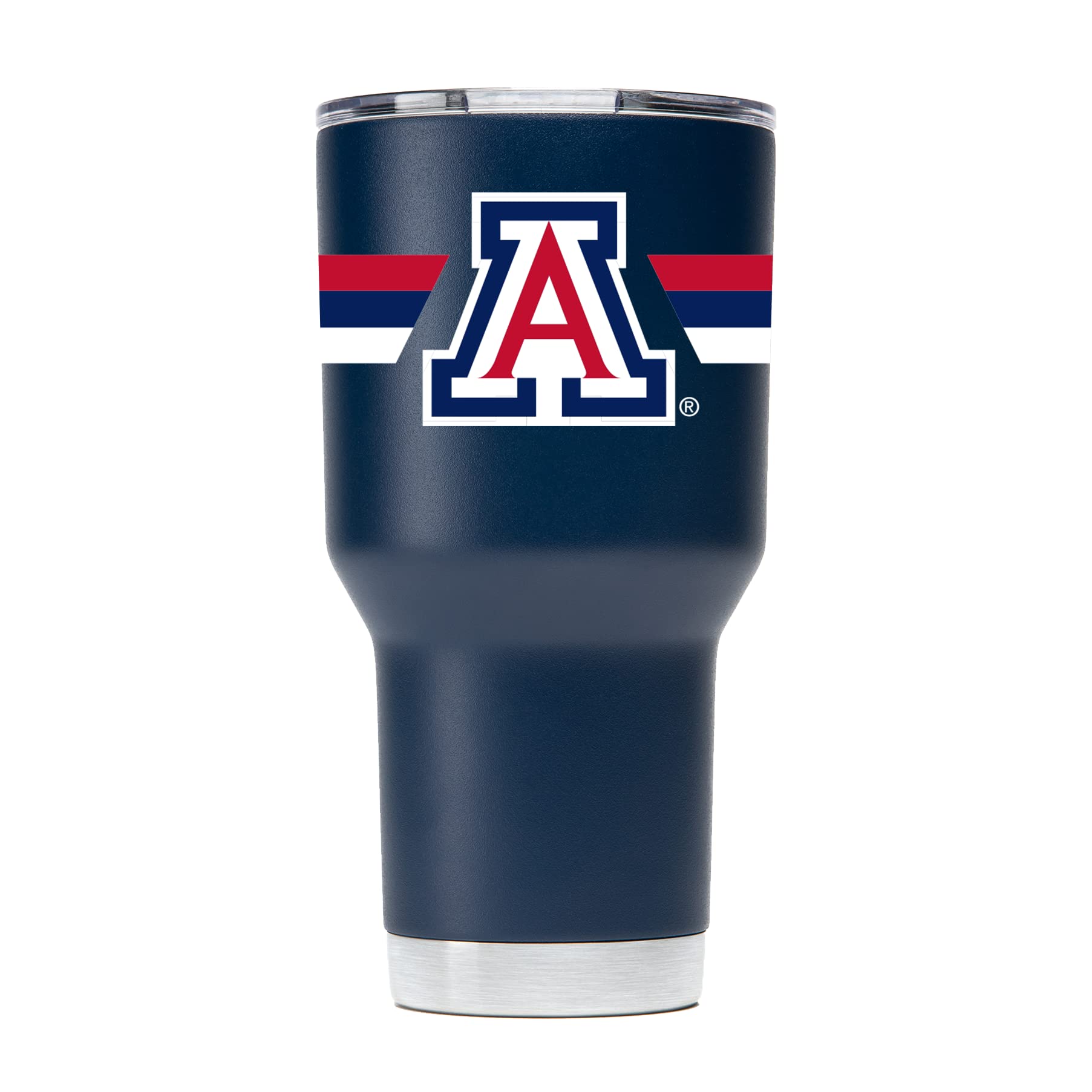 Gametime Sidekicks Arizona 30oz Navy Tumbler - Officially Licensed, 18/8 Stainless Steel, Double-walled, Vacuum-insulated, UV LED Printed Logos,