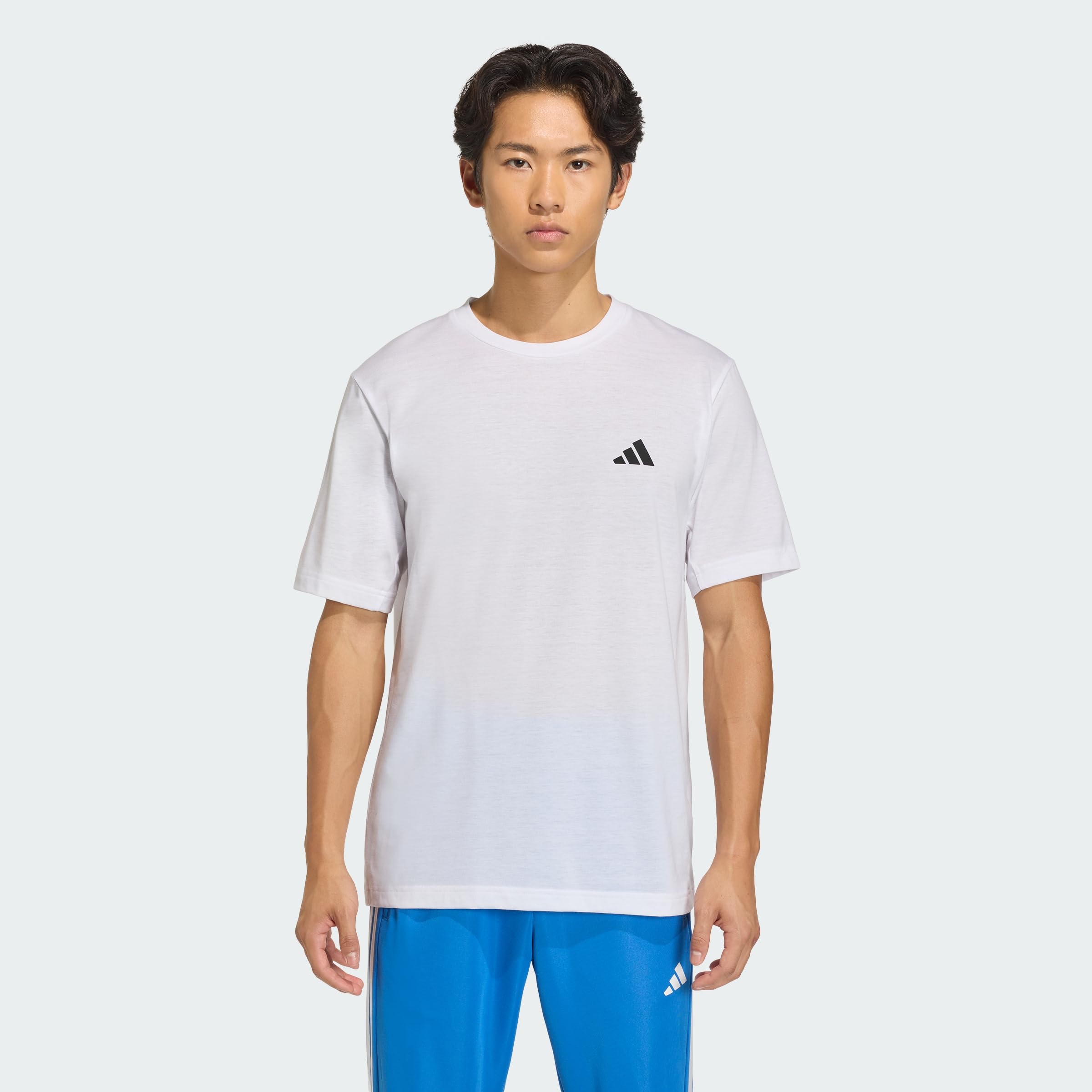 adidas Men's Workout Essentials Feelready Shirt, White, S