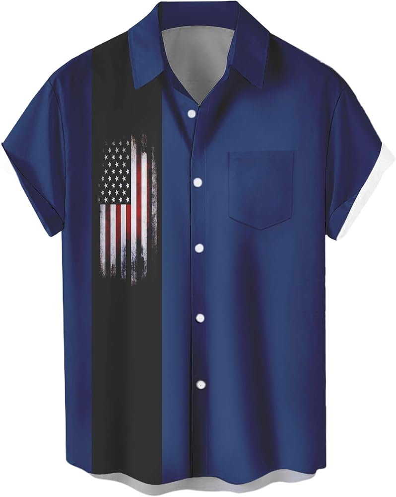 4th of july dress shirts 4th July US Independence Day Flag Hawaiian Shirt