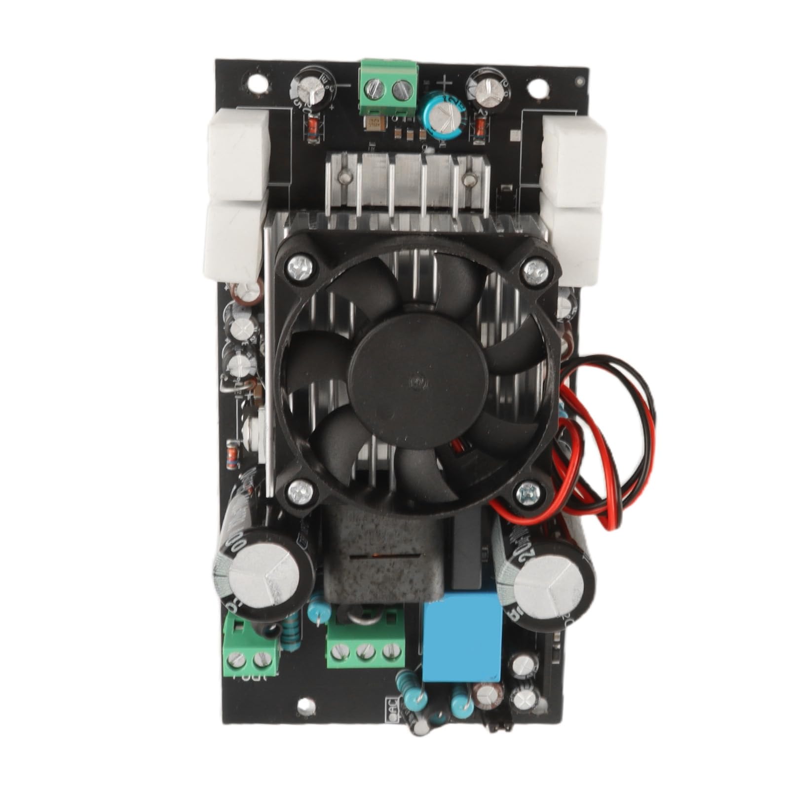 PUSOKEI Płyta Cyfrowego Wzmacniacza Mocy HiFi |Płytka Wzmacniacza Klasy D o Mocy 1000 W IRS2092S z Wentylatorem Chłodzącym do Głośnika Pełnozakresowego