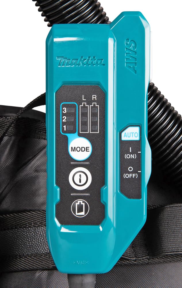 Makita VC012GZ01 40V MAX Li-Ion XGT Aspiradora de Mochila sin escobillas, baterías y Cargador no incluidos