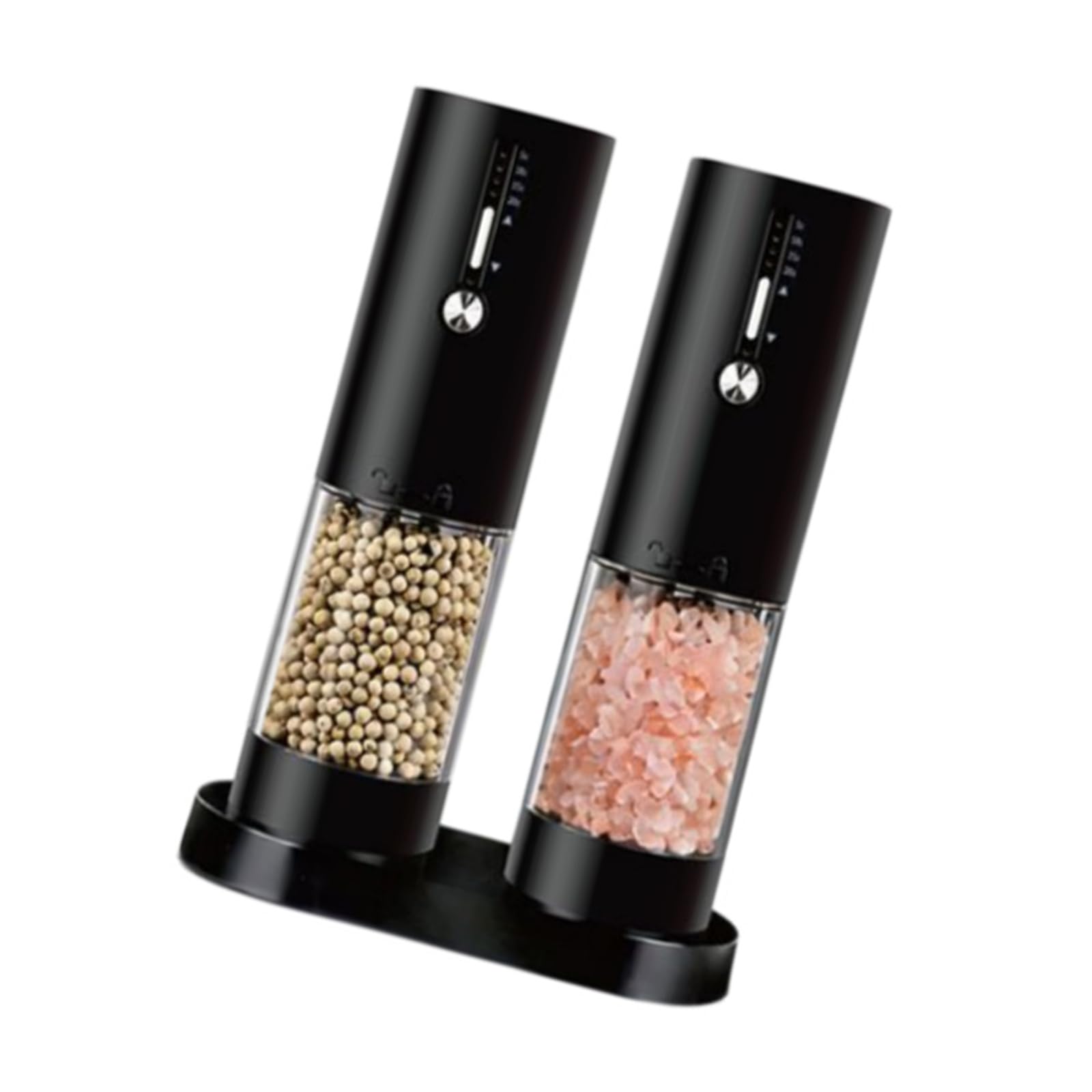 Xinsheinelry Automatic Adjustable Coarseness Spices Grinder with LED Light for Pepper Salt Rechargeable Electric Pepper Mill Kitchen Essential Adjustable Mill