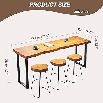 BAR COUNTER TABLE SMBT×NTF BYBLIGHT Kearsten Black 44.09 in. Corner Bar L-Shaped Home