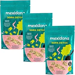 Kit com 3 Pacotes de Sopa Detox de 130g cada - Mexidona
