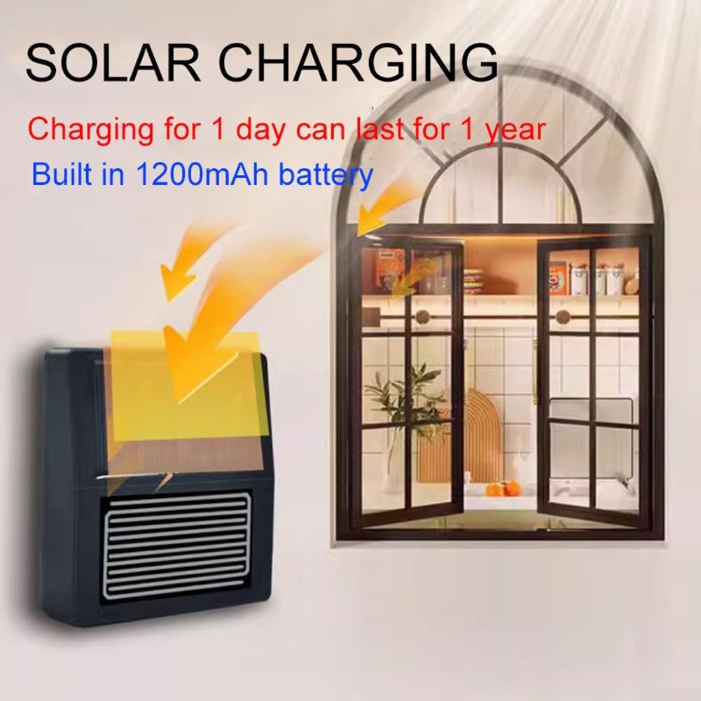 Sensore di pioggia solare con rilevamento in tempo reale per domotica Tuya, design wireless resistente alle intemperie con avvisi telefonici immediati, alimentato da