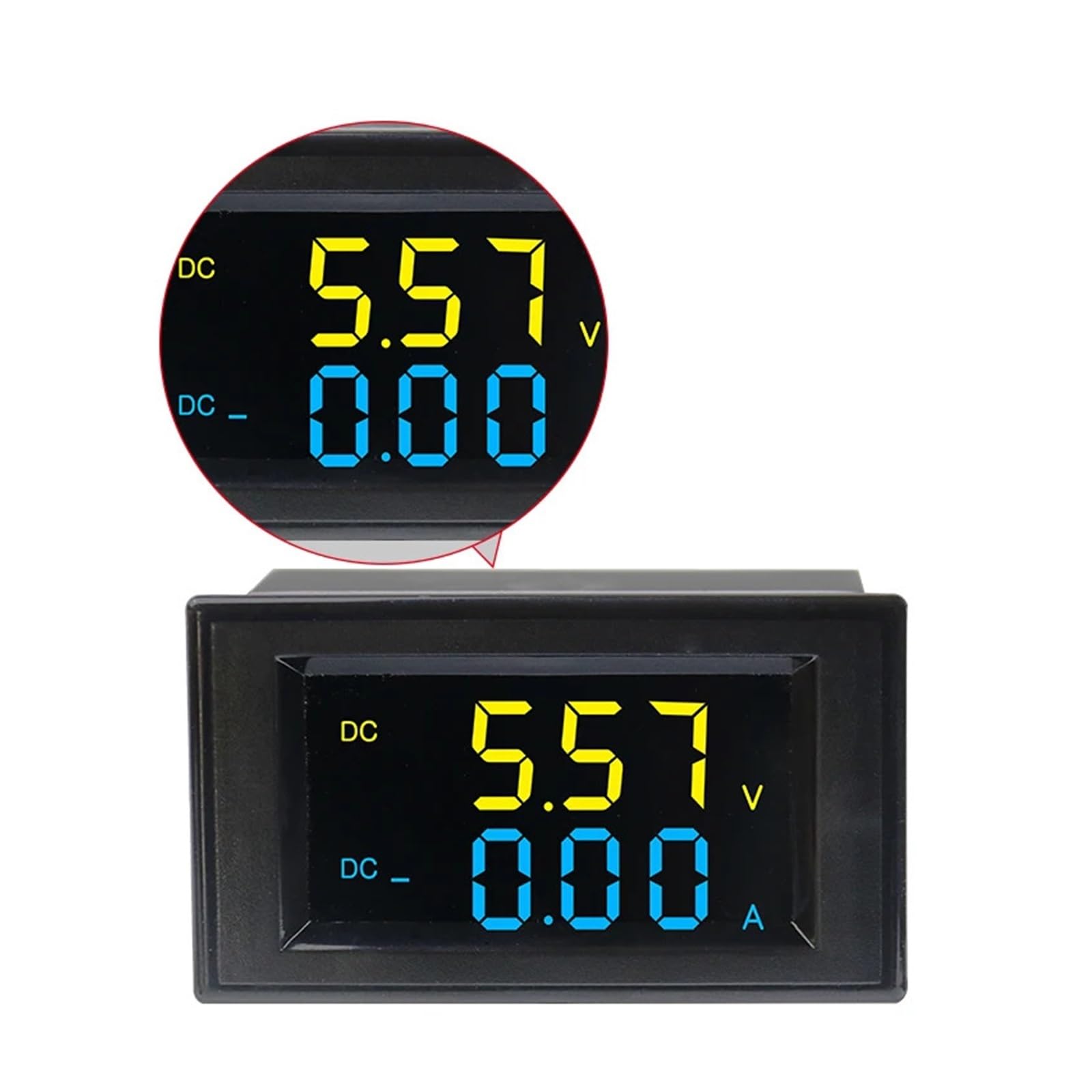D85-3051AG Dual Two Color LCD Digital Display Voltage and Current Meter Panel Meters(0-199.9V 100A)