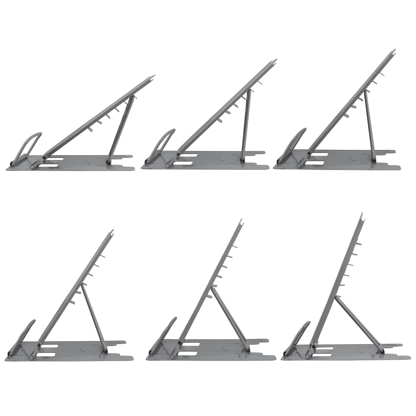 Honagu Adjustable Metal Book Stand - Hands-Free Reading Holder For Cookbooks, Textbooks, Tablets (Star Design)