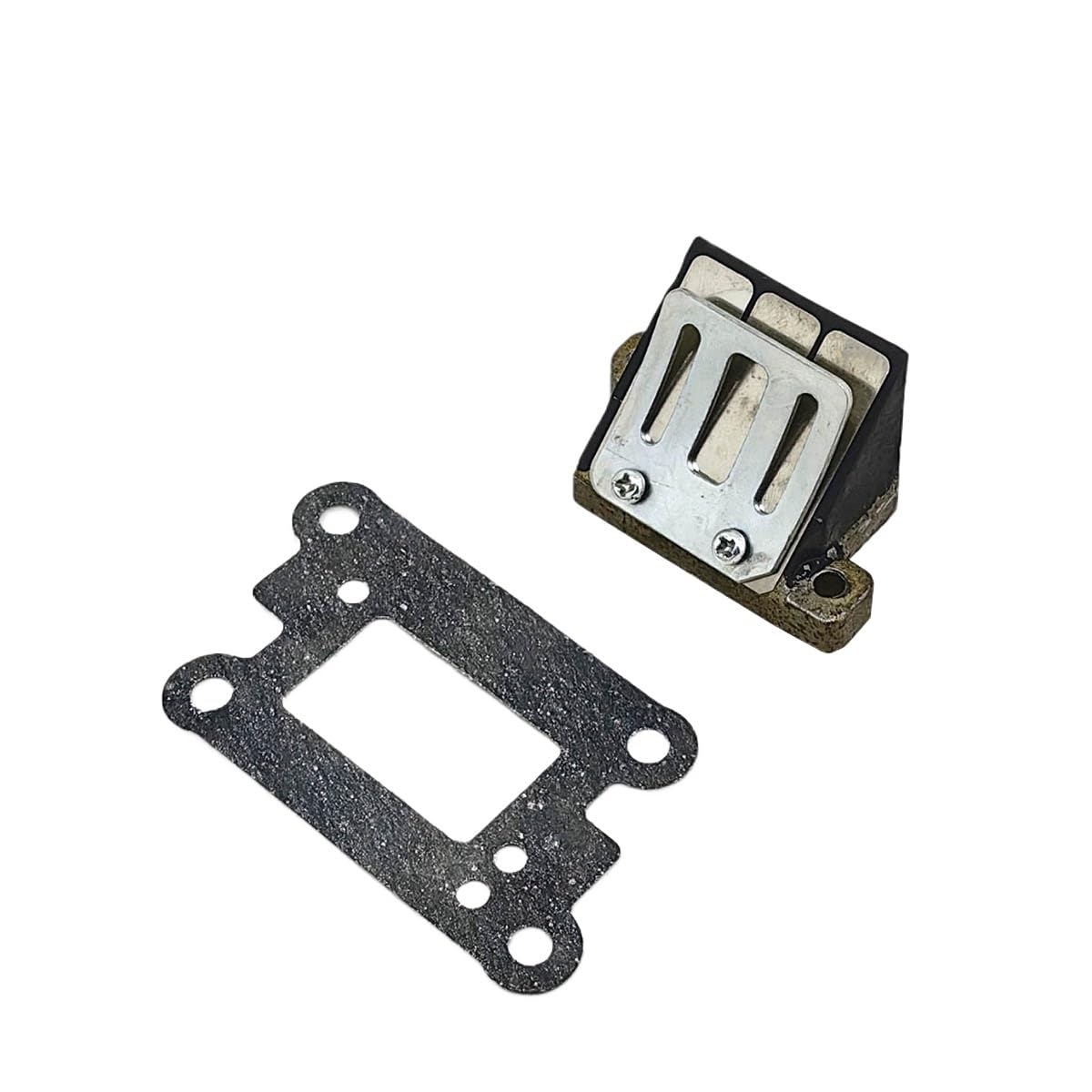 Intake and Valves Suitable for 50CC AC S6E S6T Reed Valve Gasket Manifold Reed Valve(Reed Gasket)
