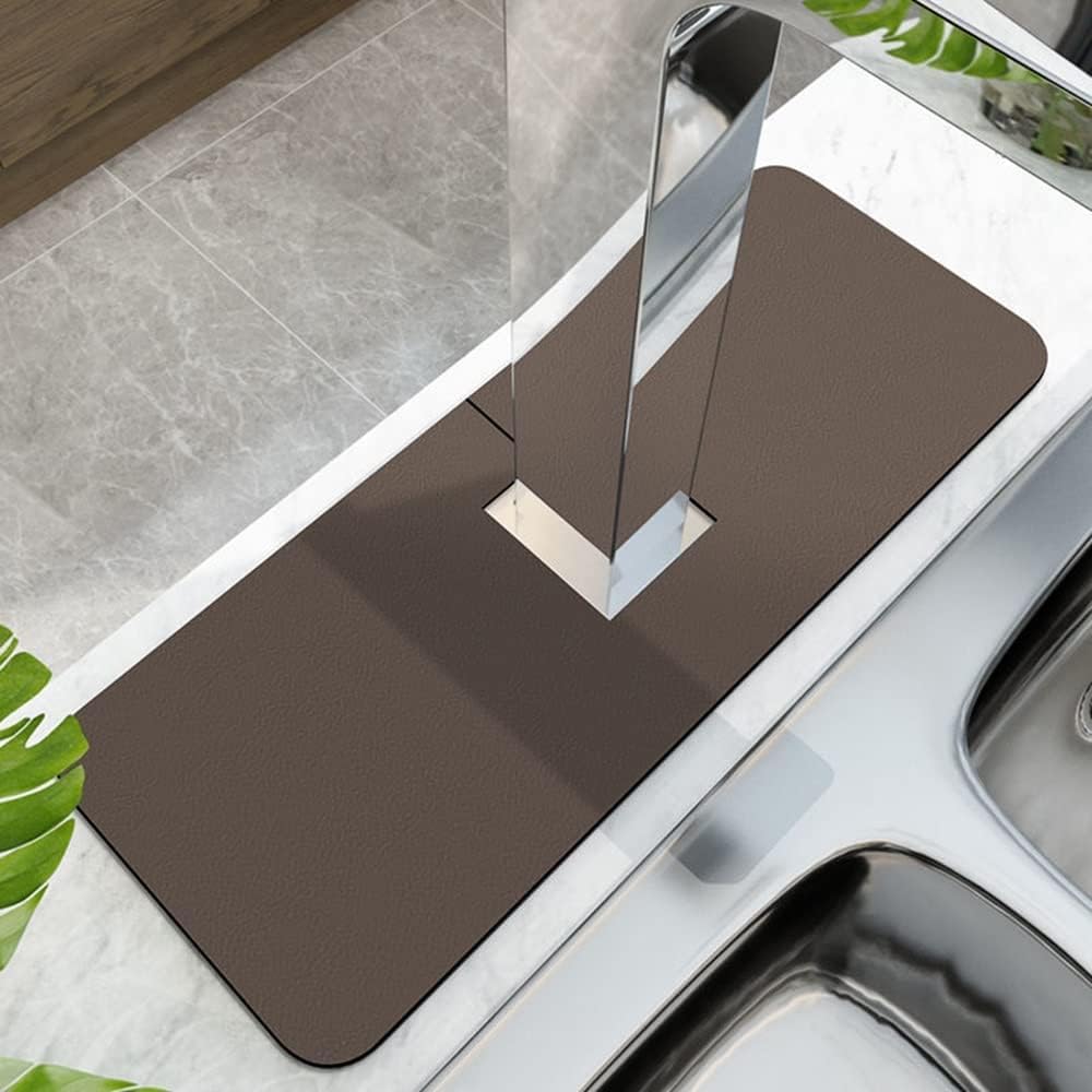 Tapis Anti-Éclaboussures Carré Pour Robinet Évier - Protection Absorbante Et Séchage Rapide Cuisine Salle De Bain