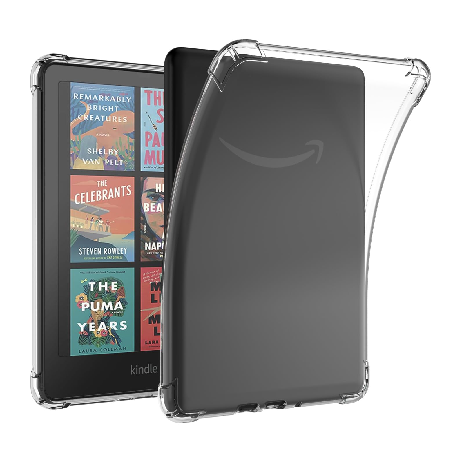 for 7'' All-New Kindle Paperwhite 12th Gen 2024 & Kindle Colorsoft Signature Edition,Clear Case for Kindle Paperwhite 12th Generation 2024 7 inch Soft TPU Back Cover-Crystal
