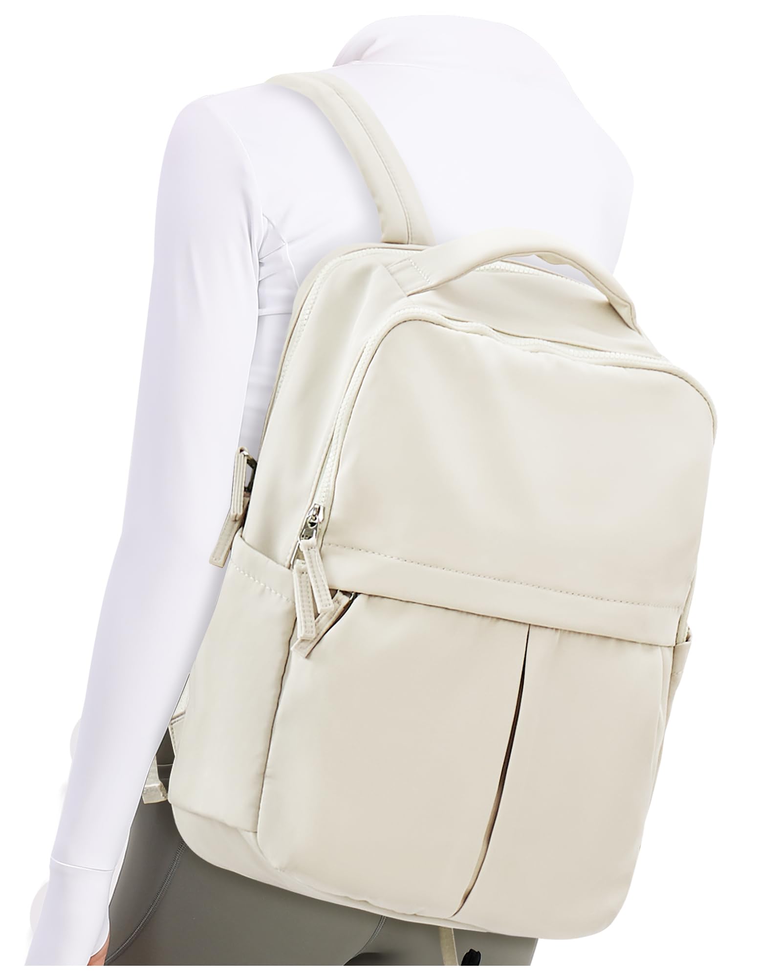 suratio Laptop Work Backpack for Women - 15.6 Inch Laptop Compartment, Lightweight Waterproof Large Travel Backpack for College, Nurse & Teacher,